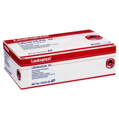 LEUKOPLAST 1,25 cmx9,2 m, 24 uds