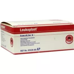 LEUKOPLAST 5 cmx9,2 m, 6 uds