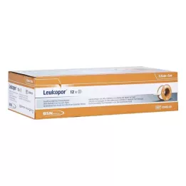 LEUKOPOR 2,5 cmx5 m, 12 uds