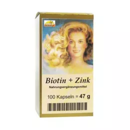 BIOTIN PLUS Zinc Cápsulas Capilares, 100 Cápsulas