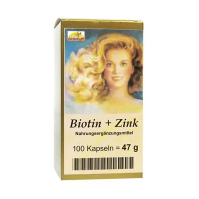 BIOTIN PLUS Zinc Cápsulas Capilares, 100 Cápsulas