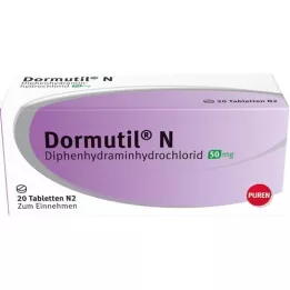 DORMUTIL Comprimidos N, 20 uds