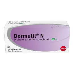 DORMUTIL Comprimidos N, 20 uds