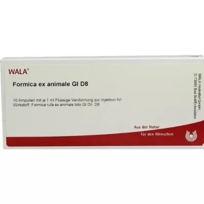 FORMICA EX animale GL D 8 ampollas, 10X1 ml