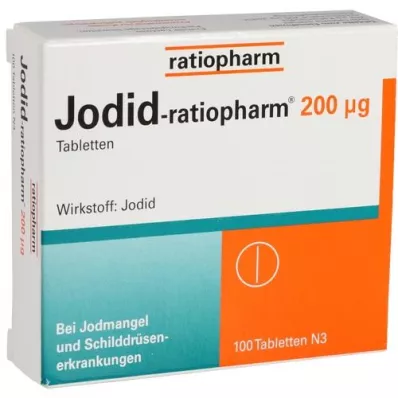 JODID-ratiopharm 200 μg comprimidos, 100 uds