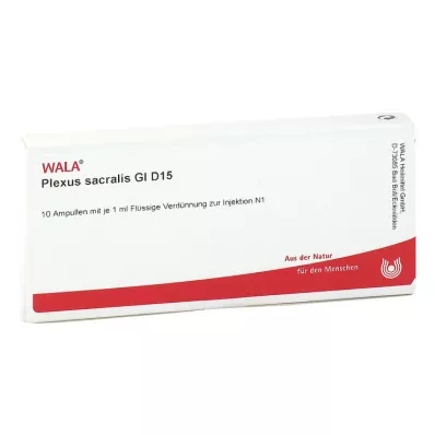 PLEXUS SACRALIS GL D 15 Ampollas, 10X1 ml