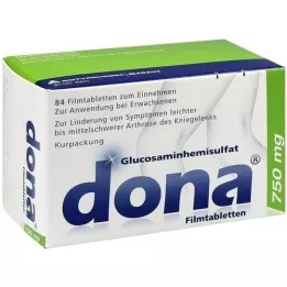 DONA 750 mg comprimidos recubiertos con película, 84 uds