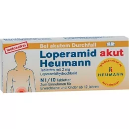 LOPERAMID pastillas akut Heumann, 10 uds