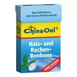 CHINA ÖL Caramelos para la garganta y la tos sin azúcar, 40 g