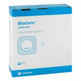 BIATAIN Apósito de espuma 7,5x7,5 cm autoadhesivo, 10 uds