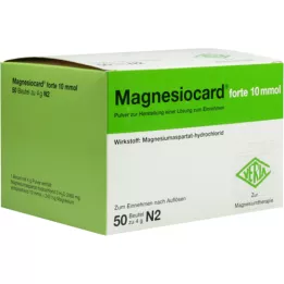 MAGNESIOCARD forte 10 mmol Plv.z.Her.e.Ls.z.Einn., 50 uds