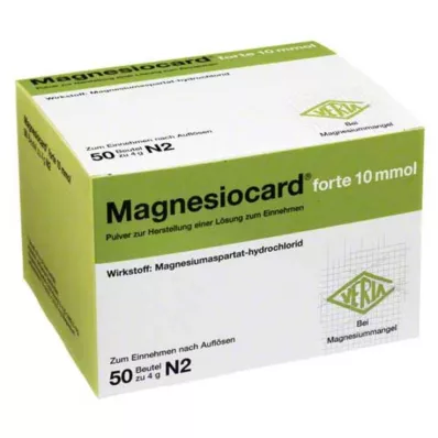 MAGNESIOCARD forte 10 mmol Plv.z.Her.e.Ls.z.Einn., 50 uds