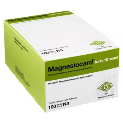 MAGNESIOCARD forte 10 mmol Plv.z.Her.e.Ls.z.Einn., 100 uds