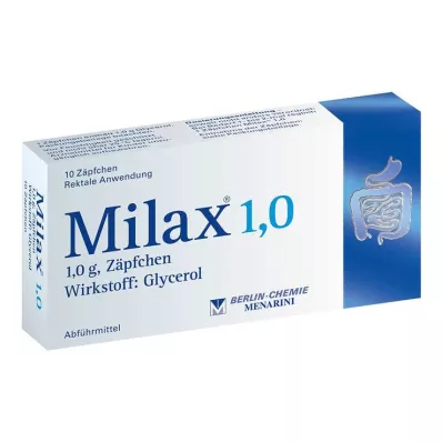 MILAX 1.0 Supositorios, 10 uds MILAX 1.0 Supositorios, 10 uds