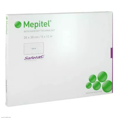 MEPITEL Apósito de malla de silicona 20x30 cm estéril, 5 uds
