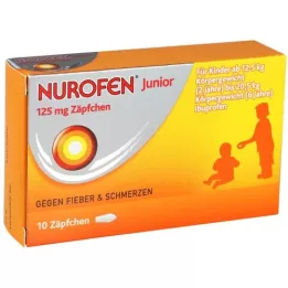 NUROFEN Junior 125 mg supositorios, 10 uds