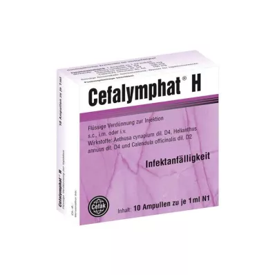 CEFALYMPHAT H Ampollas, 10X1 ml