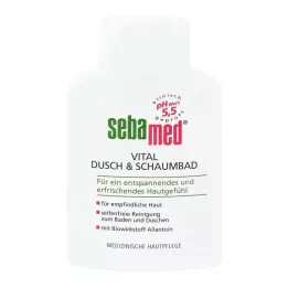 SEBAMED Vital Ducha + Baño de Espuma, 200 ml