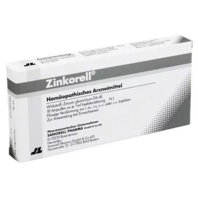ZINKORELL Ampollas, 10X1 ml