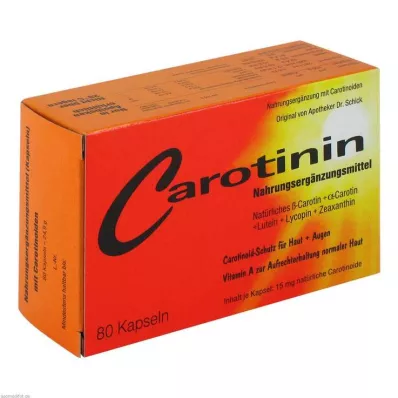 CAROTININ Cápsulas, 80 uds
