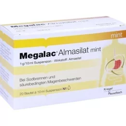 MEGALAC Almasilato menta suspensión, 20X10 ml