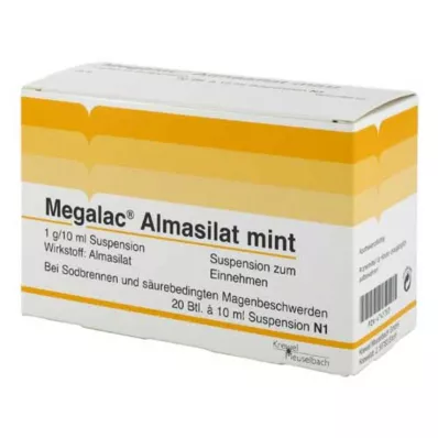 Suspensión de menta Megalac Almasilat, 20x10 ml