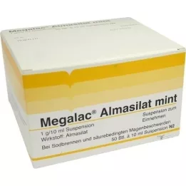 MEGALAC Almasilato menta suspensión, 50X10 ml