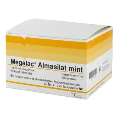 Suspensión de menta Megalac Almasilat, 50x10 ml