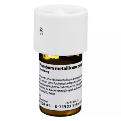 PLUMBUM METALLICUM praep. D 6 trituración, 20 g