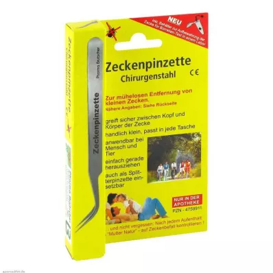 ZECKENPINZETTE Acero quirúrgico, 1 ud ZECKENPINZETTE Acero quirúrgico, 1 ud
