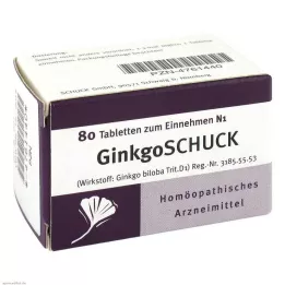 GINKGOSCHUCK Comprimidos, 80 uds