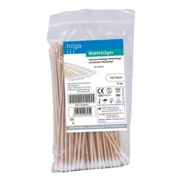 WATTETRÄGER 15 cm w.cabeza pequeña de algodón, 100 piezas