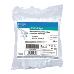 WATTETRÄGER 15 cm w.cabeza grande de algodón, 50 piezas