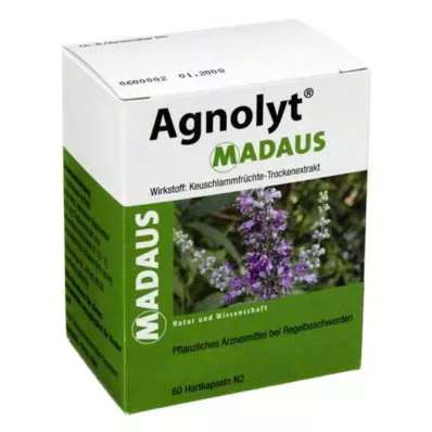 Agnolyt Madaus cápsulas duras, 60 st