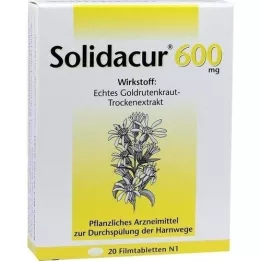 SOLIDACUR 600 mg comprimidos recubiertos con película, 20 uds