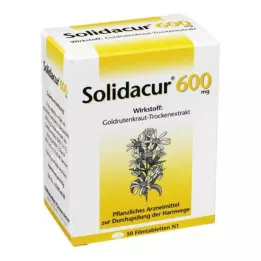 SOLIDACUR 600 mg comprimidos recubiertos con película, 50 uds