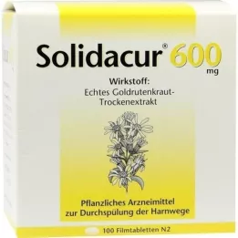 SOLIDACUR 600 mg comprimidos recubiertos con película, 100 uds