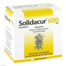 SOLIDACUR 600 mg comprimidos recubiertos con película, 100 uds