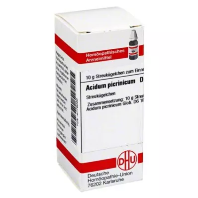 DHU Acidum picrinicum D 6 glóbulos, 10 g