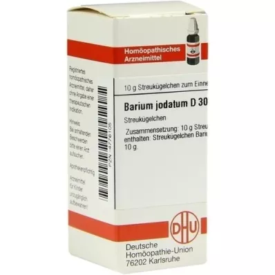BARIUM JODATUM D 30 glóbulos, 10 g