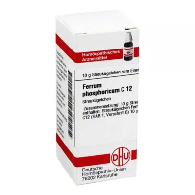 FERRUM PHOSPHORICUM C 12 glóbulos, 10 g FERRUM PHOSPHORICUM C 12 glóbulos, 10 g
