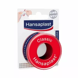 HANSAPLAST Esparadrapo de fijación clásico 2,5 cm x 5 m, 1 ud