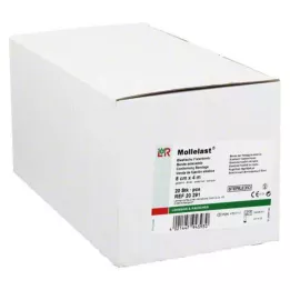 MOLLELAST Vendas 8 cmx4 m estériles envasadas individualmente, 20 uds