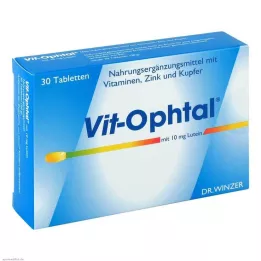 VIT OPHTAL con comprimidos de luteína de 10 mg, 30 unidades