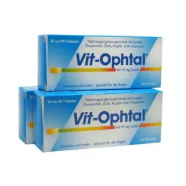 VIT OPHTAL con comprimidos de 10 mg de luteína, 90 uds
