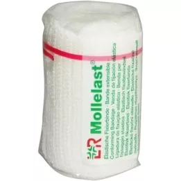 MOLLELAST Venda 6 cmx4 m blanca, 1 ud