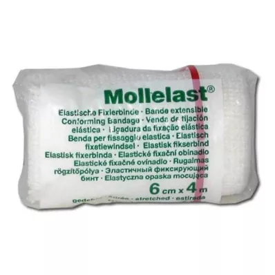 MOLLELAST Venda 6 cmx4 m blanca, 1 ud