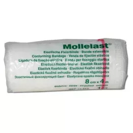 MOLLELAST Vendas 8 cmx4 m blanco, 1 ud