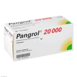 PANGROL 20.000 comprimidos con cubierta entérica, 100 unidades