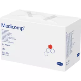 MEDICOMP Comp. no tejido no estéril 10x20 cm 4 capas, 100 unid